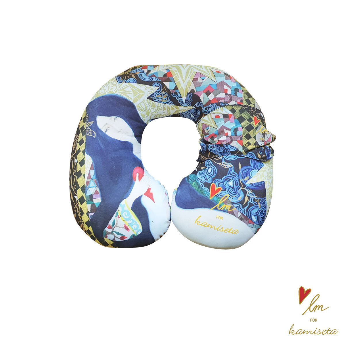 LMK Neck Pillow with Eye Cover
